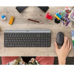 Logitech Combo Mk470 Inalámbrico Gris