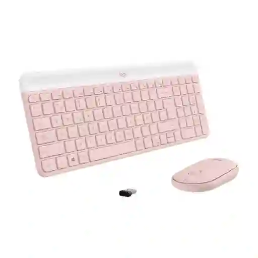 Logitech Combo Mk470 Inalámbrico Rosa