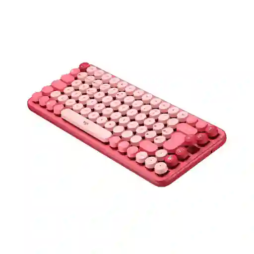 Logitech Teclado Mecanico Pop Inalámbrico – Bluetooth Rosado