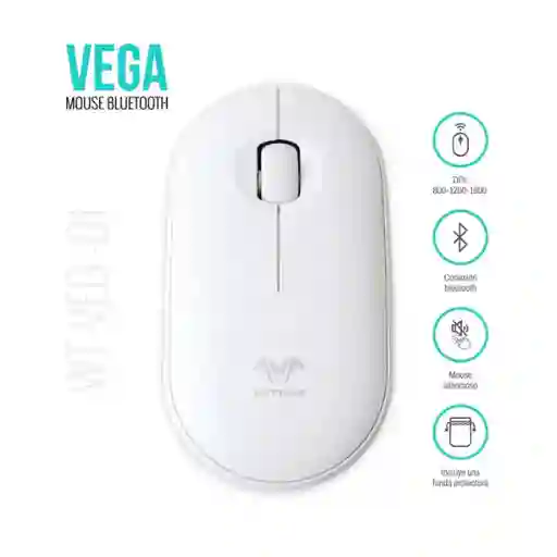 Wattana Mouse Bluetooth Blanco