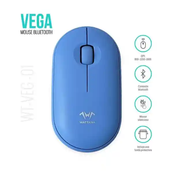 Wattana Mouse Bluetooth Azul