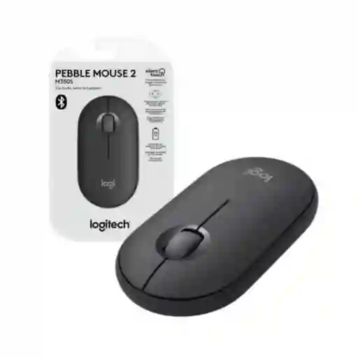 Logitech Pebble M350 2 Grafito Bluetooth