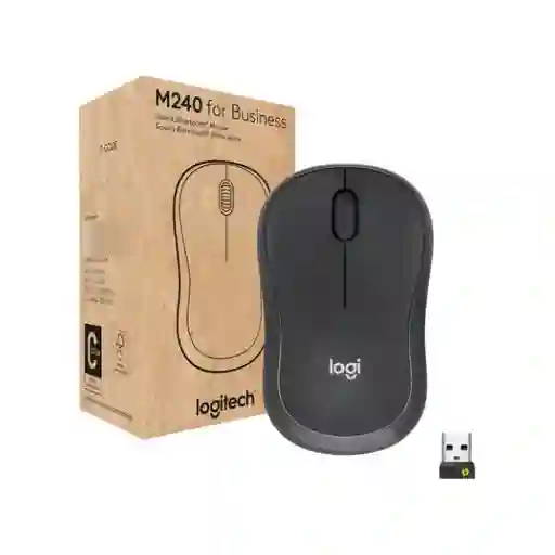 Logitech Mouse M240 For Business Inalámbrico – Bluetooth