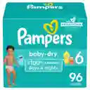 Pañales Pampers 6 X 96unds