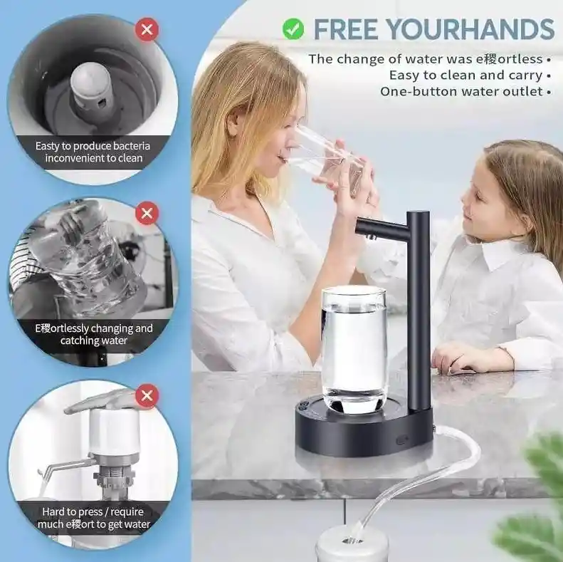 Dispensador De Agua Eléctrico Portátil Y Automático