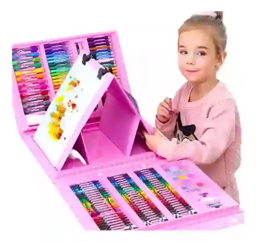 Kit Arte Dibujo Niños Acuarela