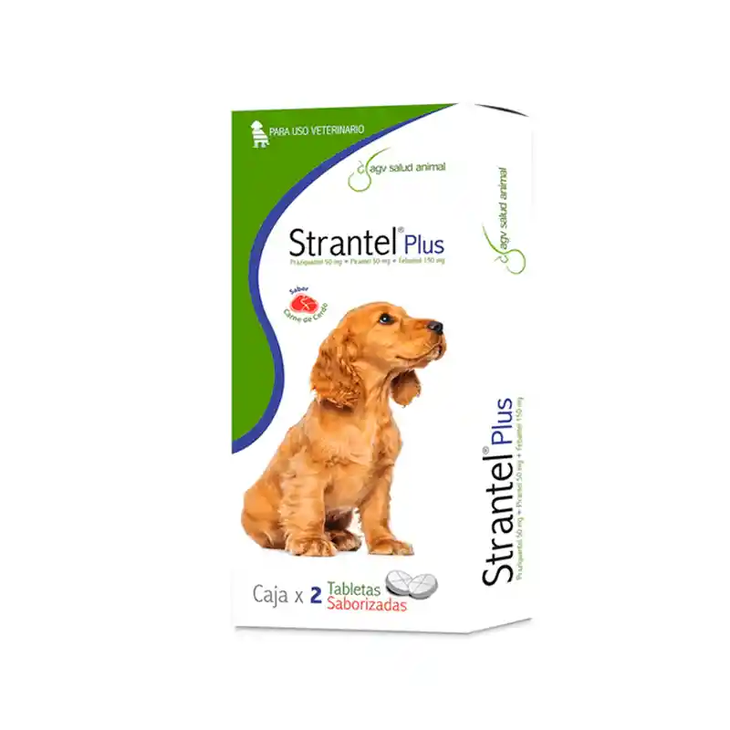 Strantel Plus Oral X Caja X 2 Tabletas