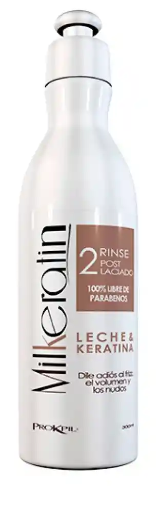 Rinse 2 Post Laciado, 100% Libre De Parabenos, Leche Y Keratina - Milkeratin 300ml