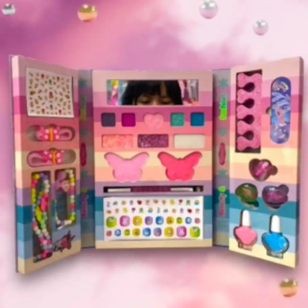 Set De Maquillaje Juguete Lavable Para Niña