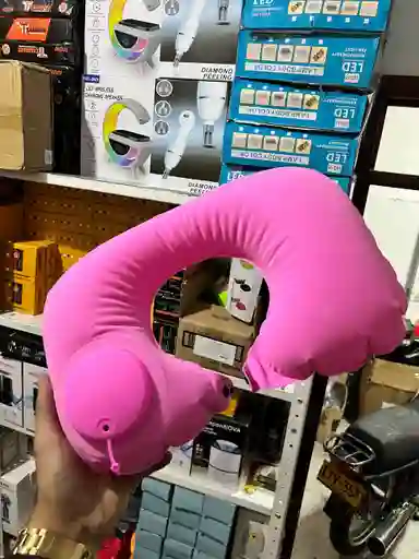 Almohada Inflable Automatica Viajera