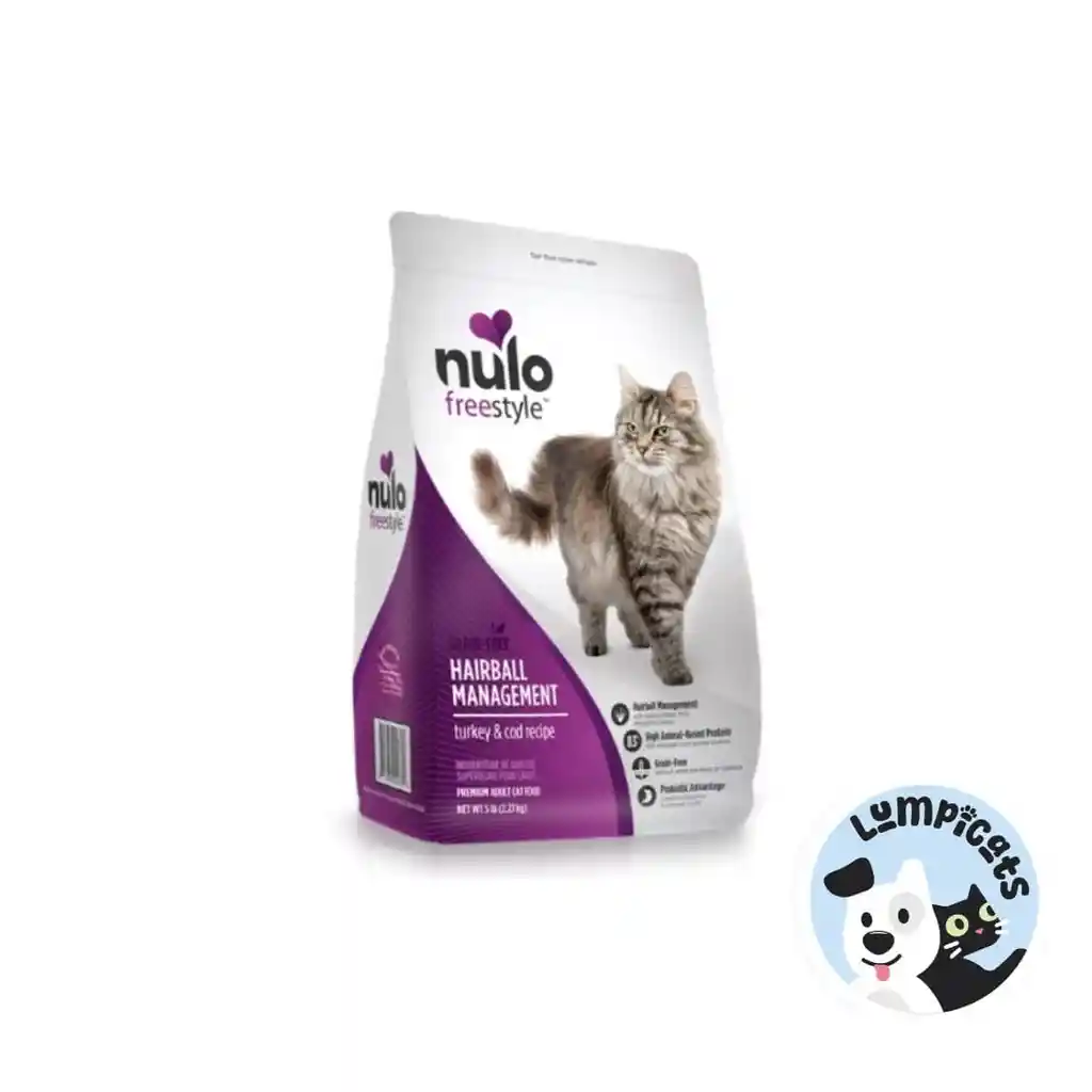 Nulo Gato Bolas De Pelo Pavo Y Bacalao 12lb - 5.44