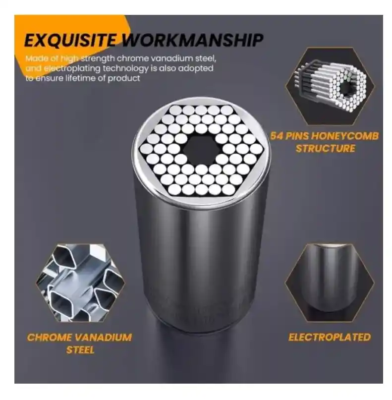 Llave De Trinquete Universal Con Enchufe Universal