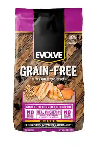 Evolve Perro Sin Granos Senior Pollo - 14 Lb (6.35 Kg)"