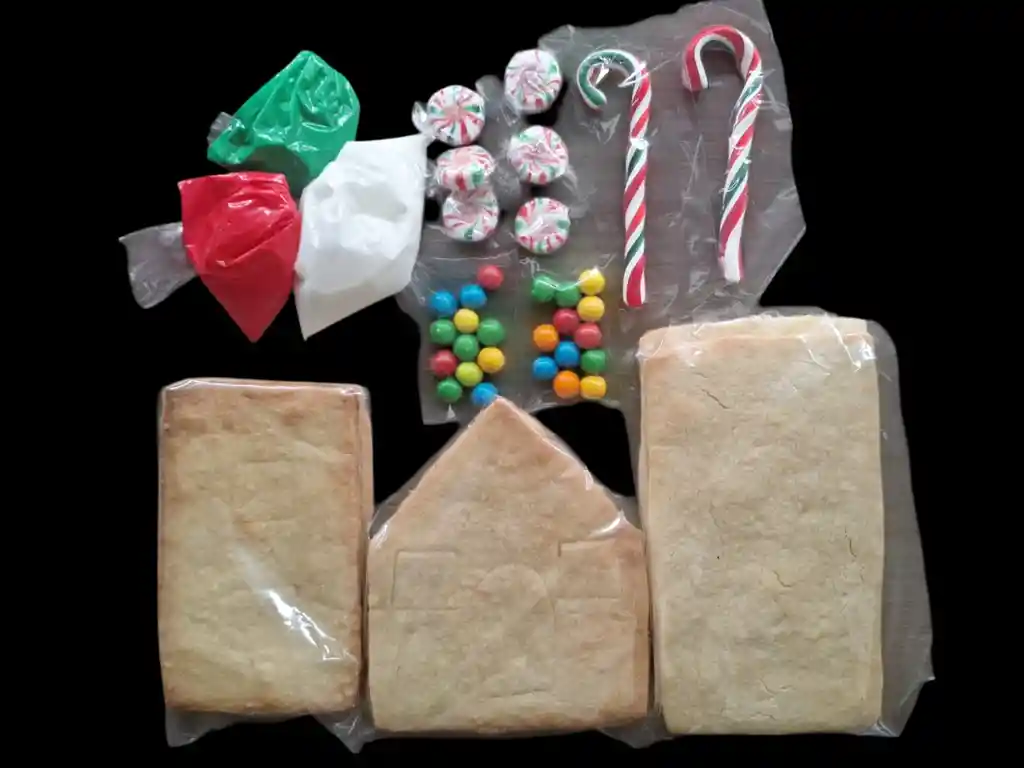 Casa De Jengibre Navidad Galleta Para Armar En Novenas