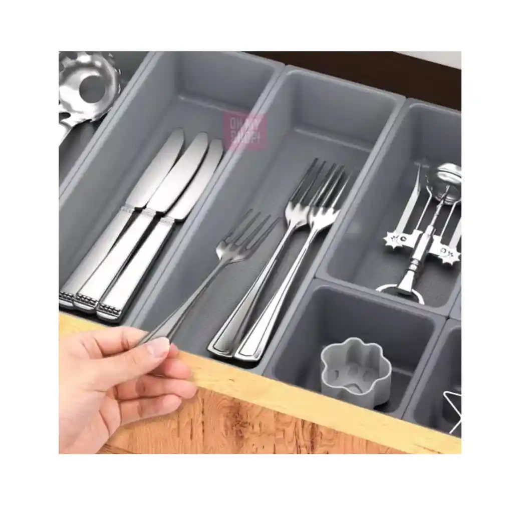 Organizador De Cajones Encastrable Cocina Multiuso