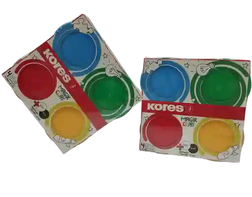 Masa Moldeable Kores X 4 + 2 Unidades