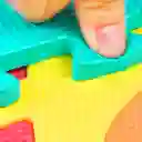 Tapete Didáctico Rompecabezas Números De 16pz, Hecho En Foami Resistente Al Agua Con Figuras En La Mitad, De Colores Vibrantes Que Llaman La Atención Del Bebé