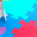 Tapete Didáctico Rompecabezas Números De 16pz, Hecho En Foami Resistente Al Agua Con Figuras En La Mitad, De Colores Vibrantes Que Llaman La Atención Del Bebé