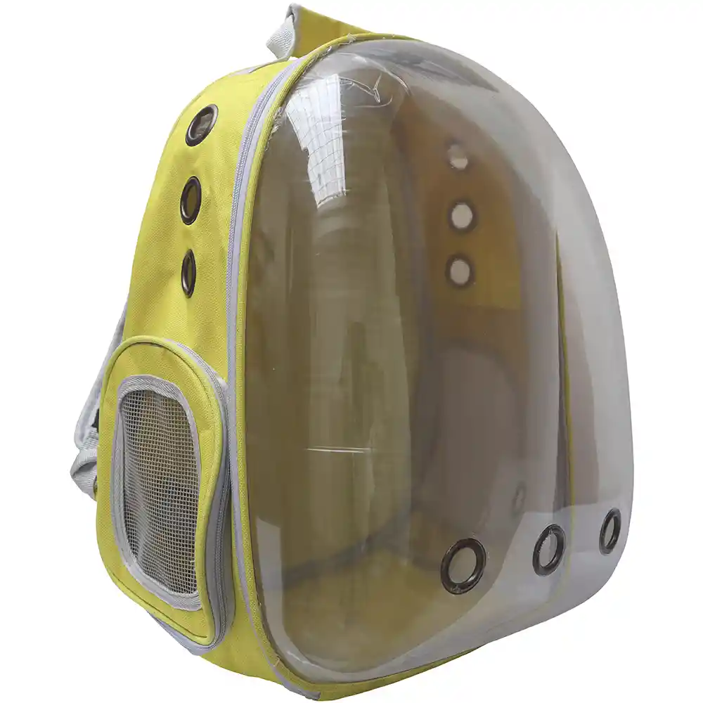 Morral Para Transporte De Mascotas En Forma De Huevo Amarillo