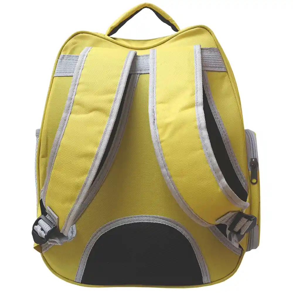 Morral Para Transporte De Mascotas En Forma De Gato Amarillo