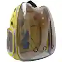 Morral Para Transporte De Mascotas En Forma De Gato Amarillo