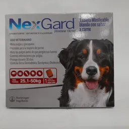 Nexgard Perro 25,1 A 50 Kg Caja X 1 Tableta