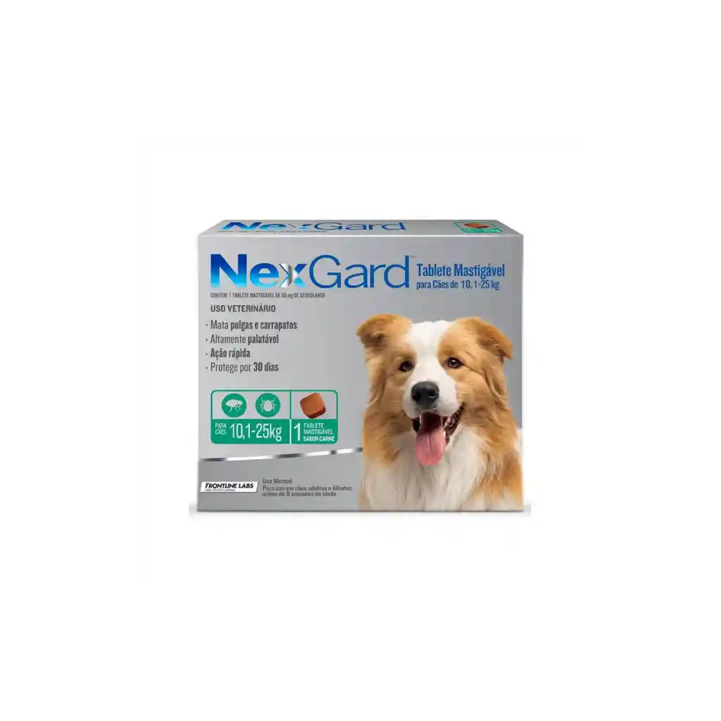 Nexgard Perro 10,1 A 25 Kg Caja X 1 Tableta