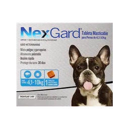 Nexgard Perro 4,1 A 10 Kg Caja X 1 Tableta