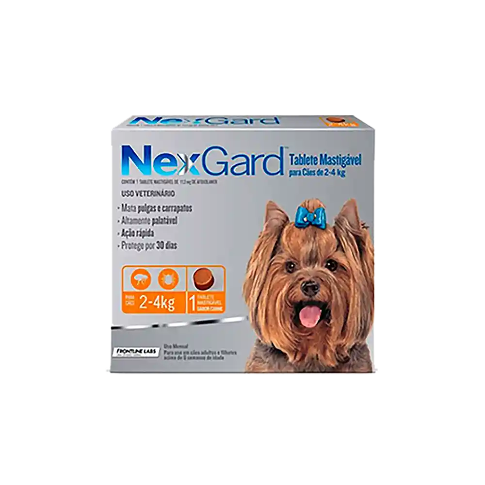 Nexgard Perro 2 A 4 Kg Caja X 1 Tableta