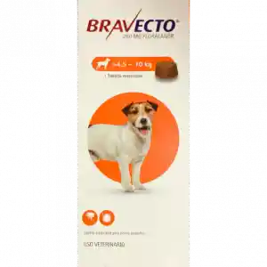 Bravecto Perro 4,5 A 10 Kg Caja X 1 Tableta