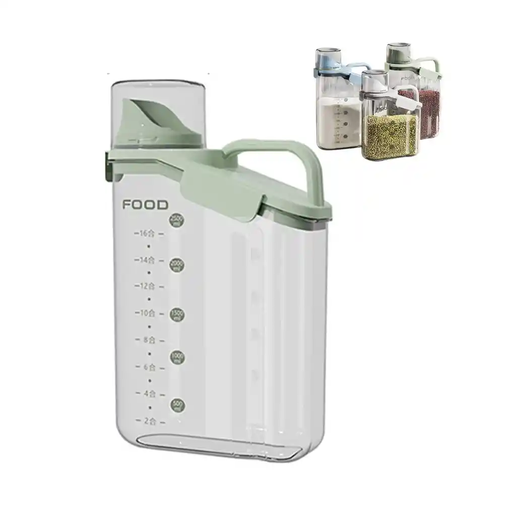Contenedor Hermetico, Recipiente Para Cereales Ml Ms