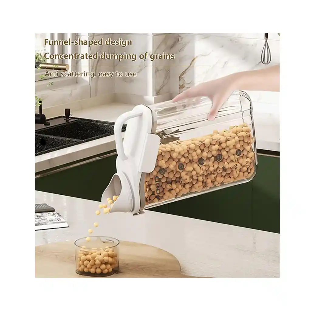 Contenedor Hermetico, Recipiente Para Cereales Ml Ms