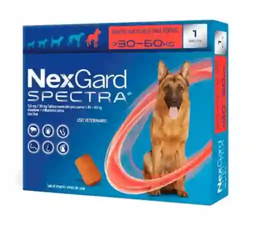 Nexgard Spectra Perro 30 A 60 Kg Caja X 1 Tableta