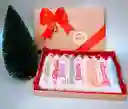 Navidad Velitas Propósitos En Colores ( 9 Velas En Caja Decorada)