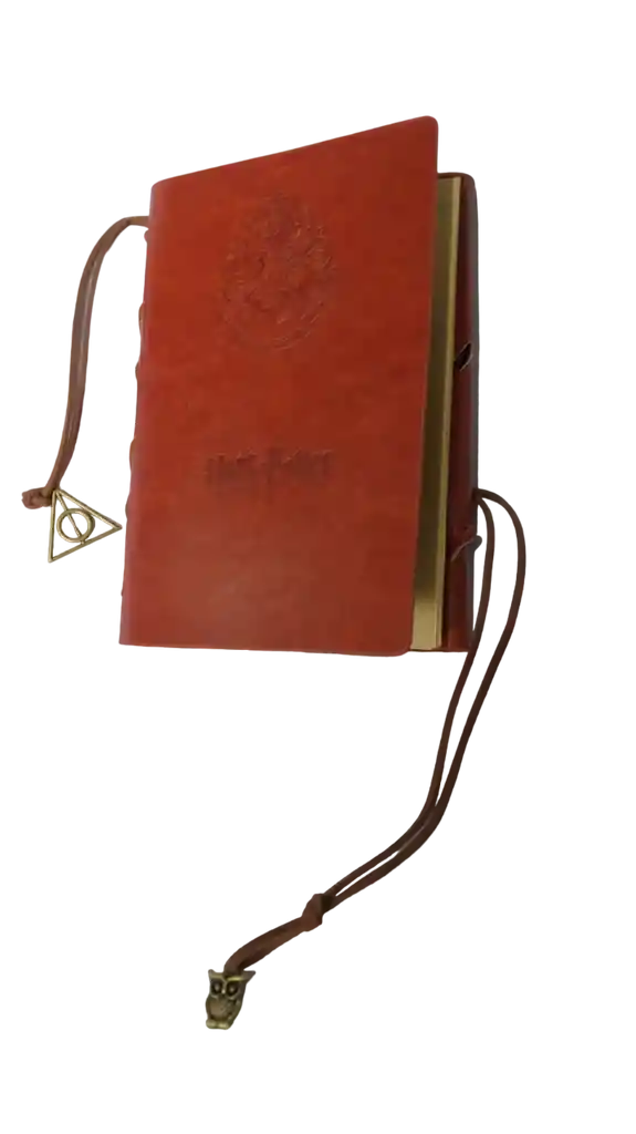 Agenda En Cuero Diario Harry Potter 19cm Reliquias Vintage