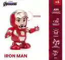 Juguete Coleccionable Niños Iron Man Camina Sola Baila Luz