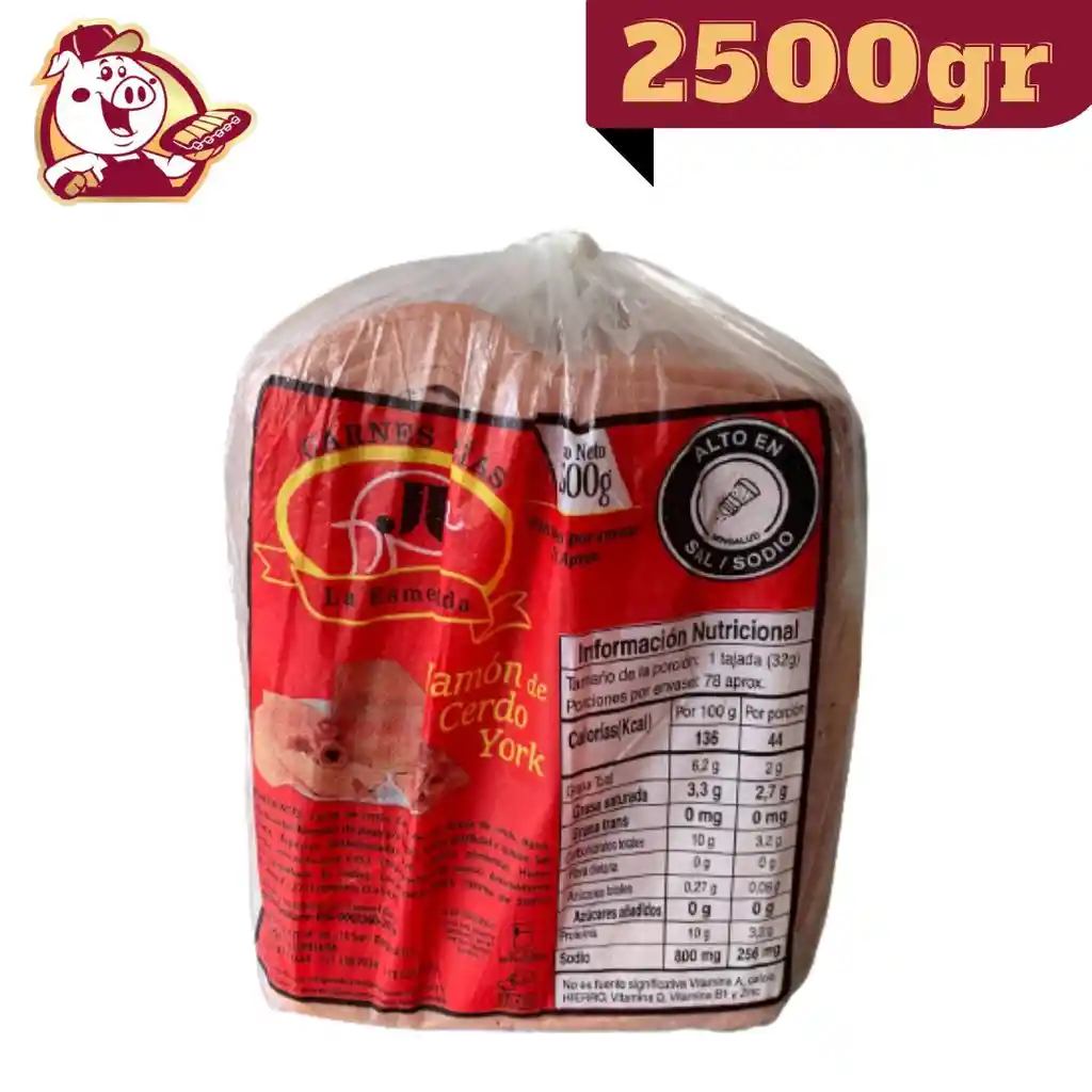 Jamon 2500gr