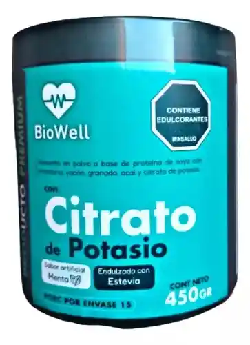 Citrato De Potasio En Polvo X 450 Gr