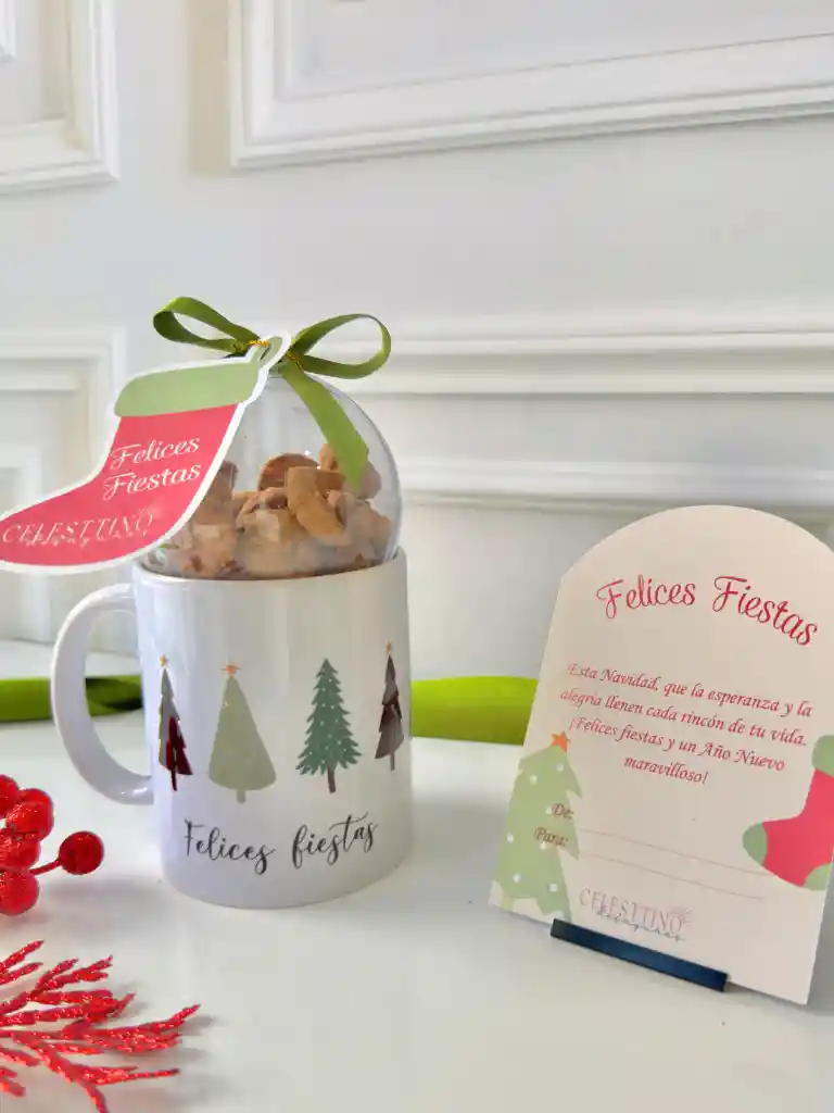 Mug Navideño "felices Fiestas"