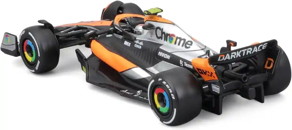 Carro Coleccionable Formula 1 Oficial Team Bburago Mclaren (2023) British Grand Prix Oscar Piastri F1