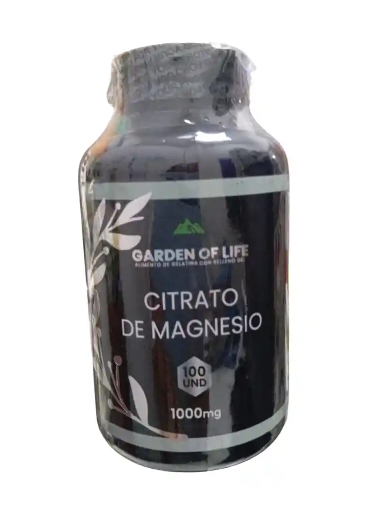 Citrato De Magnesio De 1000 Mg X 100 Und Garden Of Life