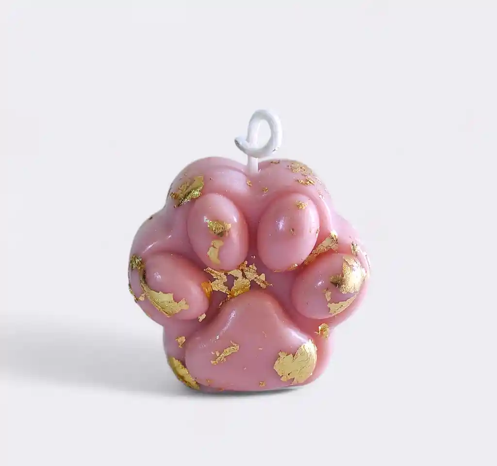 Vela Decorativa Mini Paw Golden