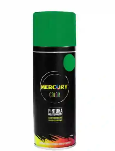 Pintura En Aerosol Verde Grama 400ml Mercury