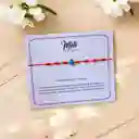 Pulsera Protección 7 Nudos Con Turquesa