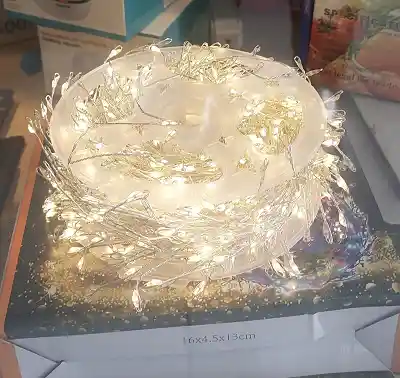 Luces De Navidad Lineal Led Calida X 25 Metros