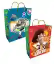 Bolsa De Regalo Disney Grande Oficial 26x32 Cm Plastificada Premium