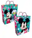 Bolsa De Regalo Disney Grande Oficial 26x32 Cm Plastificada Premium