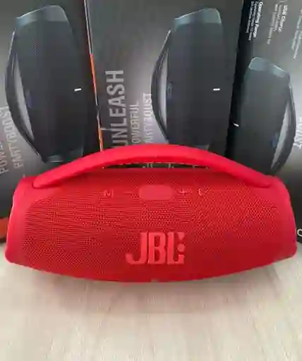 Parlante Jbl Boom Box 3 Bluetooth Replica 1.1 Tws Rojo