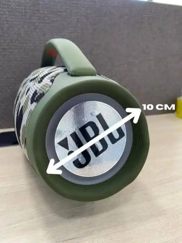 Parlante Jbl Boom Box 3 Bluetooth Replica 1.1 Tws Verde Camuflado