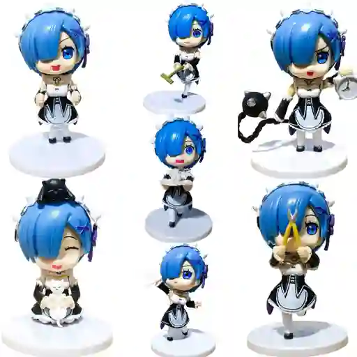 Figuras Tipo Rem De Re Zero Vida En Un Mundo Diferente